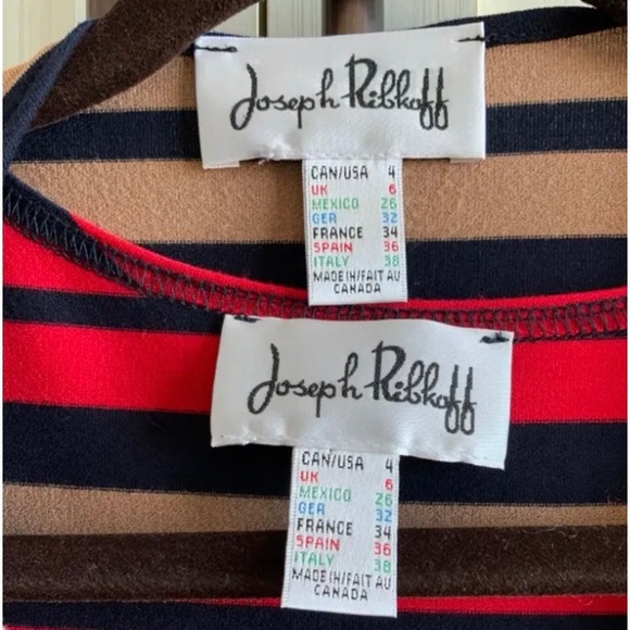 Joseph Ribkoff Striped Bolero & Crewneck Tank Top matching 2 Piece size 4 - Picture 5 of 11